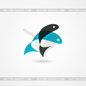 Fish icon - vector clipart