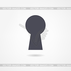 Lock icon - vector image