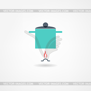 Pan icon - vector image