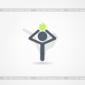 Target icon - vector clip art