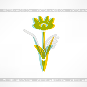 Flower - vector clip art