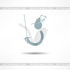 Musketeer - vector clipart