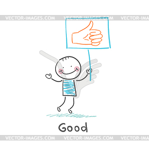 Good - vector clip art