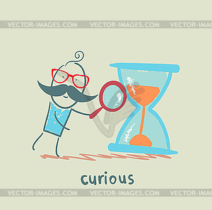 Curious - vector image