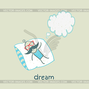 Dream - vector clipart