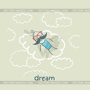 Dream - vector clipart