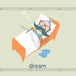 Dream - vector clipart