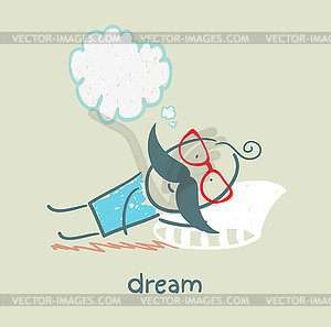 Dream - vector clipart