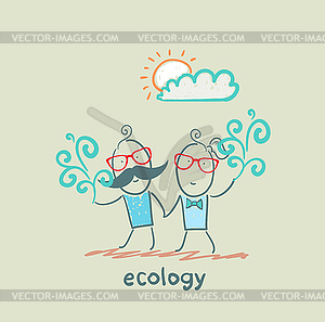 Ecology - vector image