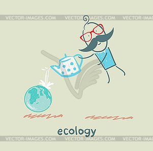 Ecology - vector image