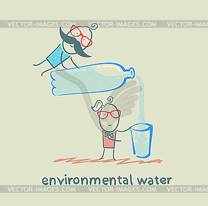 Environmental water - vector clipart