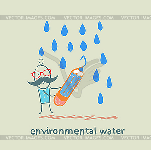 Environmental water - color vector clipart