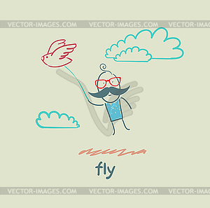 Fly - vector image