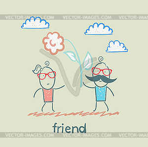 Friend - vector EPS clipart