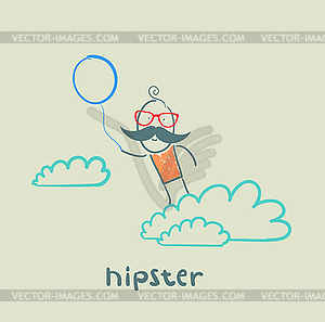 Hipster - vector image