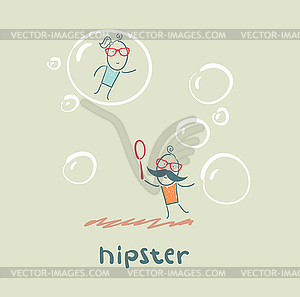 Hipster - vector clipart