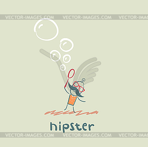 Hipster - vector clip art