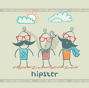 Hipster - vector image