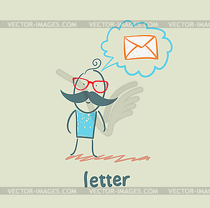 Letter - vector clipart