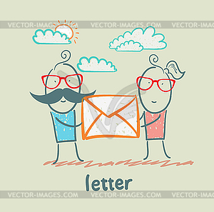 Letter - vector clipart