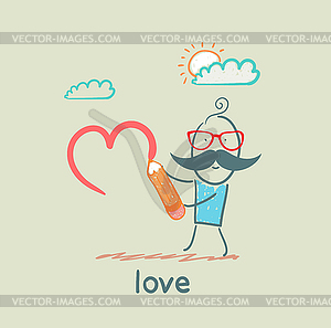 Love - vector clip art