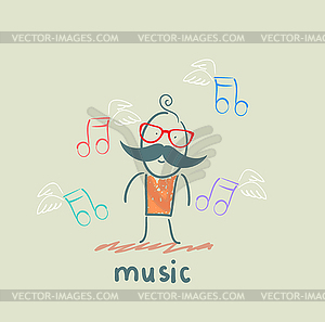 Music - vector image