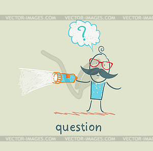 Question, - vector image