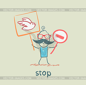 Stop - vector clipart