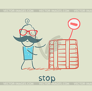 Stop - vector clip art