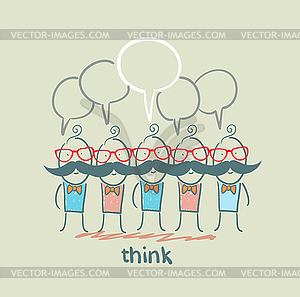 Think - vector clip art