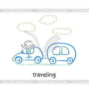 Traveling - vector image