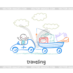 Traveling - vector clipart