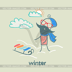 Winter - vector image