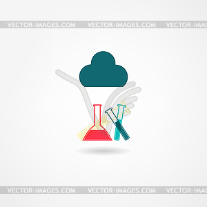 Chemistry icon - vector image