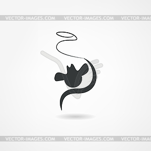 Cowboy icon - vector image