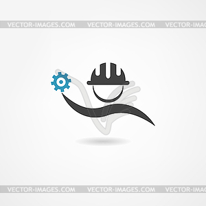 Engineer icon - vector clip art