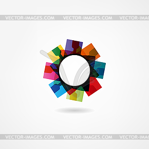 Abstract icon - vector clipart