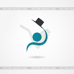 Gentleman icon - vector image