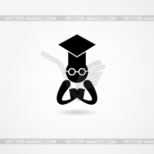 Scientist icon - vector image