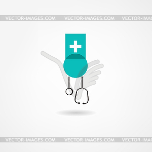 Medicine icon - vector clipart