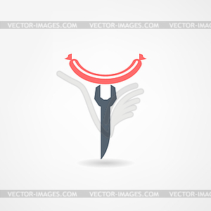 Mechanic icon - vector clipart