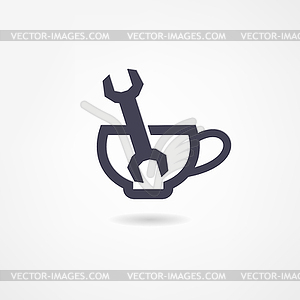 Mechanic icon - vector image