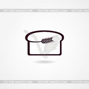 Bread icon - vector image