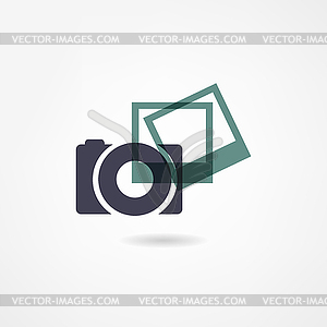 Photo icon - vector clipart