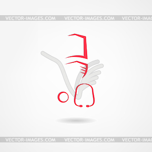 Medicine icon - vector clipart
