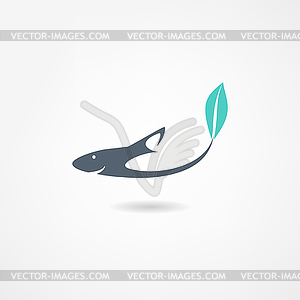 Eco icon - vector clipart