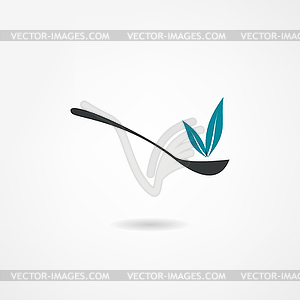 Eco icon - vector image