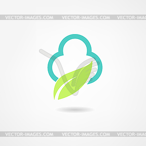 Eco icon - vector clipart