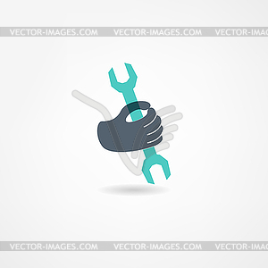 Mechanic icon - vector clipart