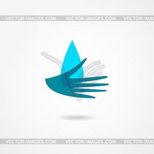 Rain icon - vector clip art